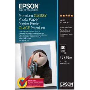 Epson S042154 Premium Glossy Photo Paper 13 x 18 cm 30 vel 255gram