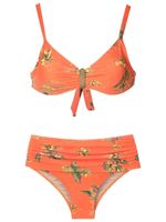 Lygia & Nanny bas de bikini à fleurs - Orange - thumbnail