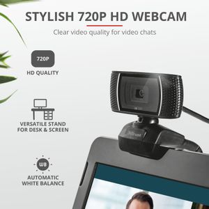 Trust Doba 2-in-1 Home Office Set 720P HD Webcam - Zwart