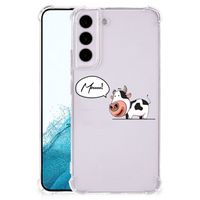 Samsung Galaxy S22 Stevig Bumper Hoesje Cow