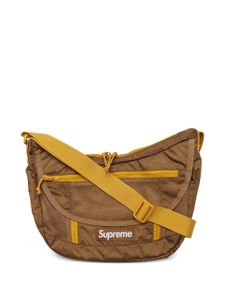 Supreme sac porté épaule à patch logo - Marron