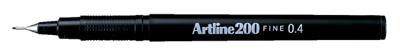 Fineliner Artline 200 zwart
