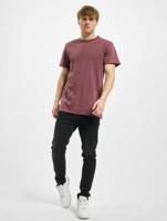 Urban Classics / t-shirt Open Edge Pigment Dyed Basic in rood