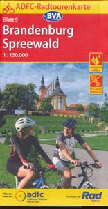 Fietskaart 09 ADFC Radtourenkarte Brandenburg - Spreewald | BVA BikeMe