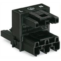 WAGO 770-633 Connector WINSTA MIDI H-splitter Totaal aantal polen: 3 25 A Zwart 50 stuk(s) - thumbnail