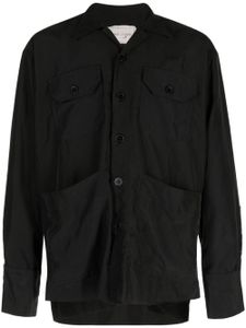 Greg Lauren chemise Souvenir ample Studio - Noir