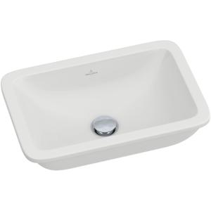 Villeroy & Boch Loop en Friends onderbouwwastafel 45x28cm zonder overloop zonder kraangat wit 61631101