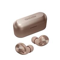 Technics EAH-AZ40M2EN Draadloze oordopjes met ruisonderdrukking multipoint Bluetooth, comfortabele in-ear oortelefoon hoofdtelefoon met ingebouwde microfoon, aanpasbaar tot 5,5 uur speeltijd, roségoud
