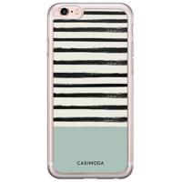 iPhone 6/6s siliconen hoesje - Stripes on stripes
