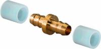 Uponor Minitec koppeling 9,9 x 1,1 recht, messing