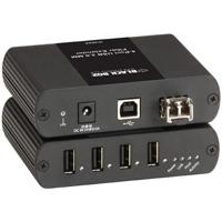 Black Box USB-Extender Fibre 4 Port IC404A-R2 (4 Port Extends USB 2.0 tot 10 kilometers Over Fibre)