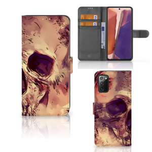 Telefoonhoesje met Naam Samsung Galaxy Note 20 Skullhead