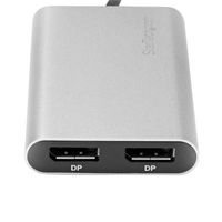 StarTech.com Thunderbolt 3 naar Dual DisplayPort adapter 4K 60Hz Mac en Windows compatibel - thumbnail