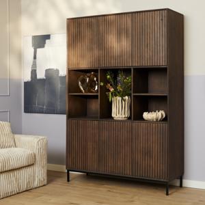 Vakkenkast XL Madison Walnut | 135 cm STF-6759