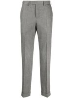 PT Torino pantalon de costume slim à design chiné - Gris