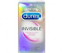 Durex Invisible 10 Ultra Dunne Condooms Met Extra Glijmiddel