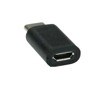 VALUE 12.99.3191 tussenstuk voor kabels USB Type C USB Type Micro B Zwart