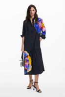 Bloemen overhemdjurk M. Christian Lacroix - BLACK - L