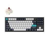 Keychron Q3 Max Draadloos Mechanisch Toetsenbord, Volledig Aluminium, 2,4 GHz Bluetooth, QMK TKL Layout, RGB LED, Hot-swappable Gateron Brown Switch Compatibel met Mac Windows Linux - Zwart