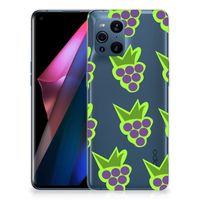 OPPO Find X3 | X3 Pro Siliconen Case Druiven