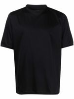 Kiton t-shirt à col montant - Noir