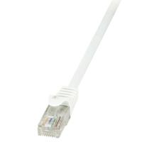 LogiLink CP2071U RJ45 Netwerkkabel, patchkabel CAT 6 U/UTP 5.00 m Wit Snagless 1 stuk(s)