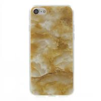 Softcase marmer goud hoes iPhone SE (2022 / 2020) / 8 / 7 / 6(s)