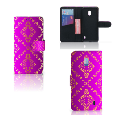 Wallet Case Nokia 2.2 Barok Roze