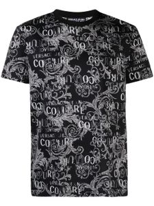 Versace Jeans Couture t-shirt à imprimé baroque - Noir