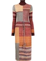 Ulla Johnson robe Almira à motif patchwork imprimé - Multicolore