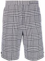 Thom Browne short à carreaux - Gris