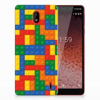 Nokia 1 Plus TPU bumper Blokken - thumbnail