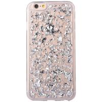 iPhone 6/6s siliconen hoesje - Zilveren blaadjes