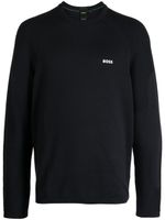 BOSS Perform-X crew-neck sweatshirt - Bleu