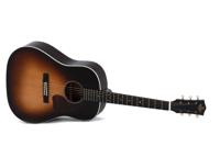 Sigma Guitars JM-SG45 Sunburst elektrisch-akoestische westerngitaar met gig bag - thumbnail