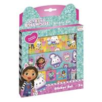 Essentials Gabby's Dollhouse Stickerset voor kinderen, kleurrijke speelgoedstickers om cadeau te geven en te spelen, meisjesset met diverse kleuren en landschapsmotieven