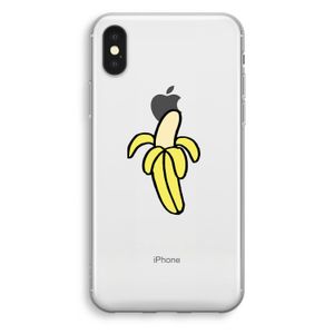 Banana: iPhone X Transparant Hoesje