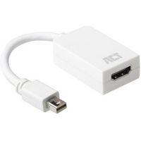 ACT 0,15 meter Mini DisplayPort male naar HDMI-A female adapter