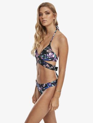 Urban Classics / Bikini Ladies Draped Pattern in paars