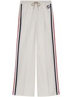 Gucci Web-striped track pants - Blanc