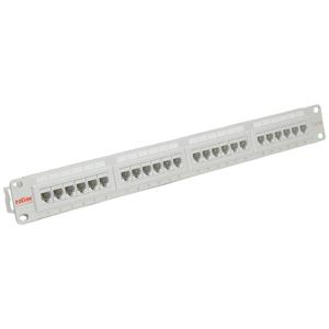 ROLINE Cat.5e (Class D), 19 patchpanel, 24 ports, UTP, grijs