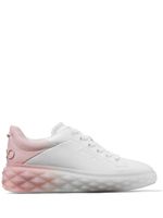 Jimmy Choo baskets Diamond Maxi en cuir - Blanc