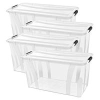 Siena Home Opbergdoos, 32 l, set van 4 Anzio