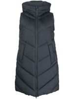 Save The Duck chevron-quilted hooded gilet - Bleu