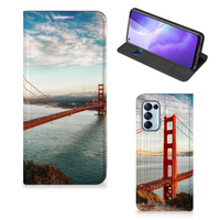 OPPO Find X3 Lite Book Cover Golden Gate Bridge