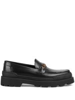 Gucci Interlocking G leather loafers - Noir - thumbnail