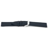 Horlogeband Universeel H622 Leder Blauw 22mm - thumbnail