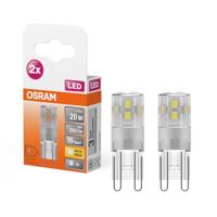 OSRAM LED PIN G9/ LED-lamp: G9, 1,90 W, helder, warm wit, 2700 K