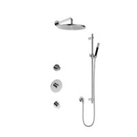 Hotbath Cobber IBS20 Regendoucheset inbouw - 35cm wandarm - 30cm ronde hoofddouche - staafhanddouche - glijstang - chroom IBS20CR57