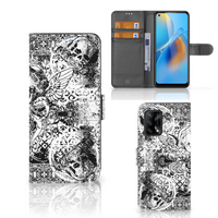 Telefoonhoesje met Naam OPPO A74 4G Skulls Angel - thumbnail